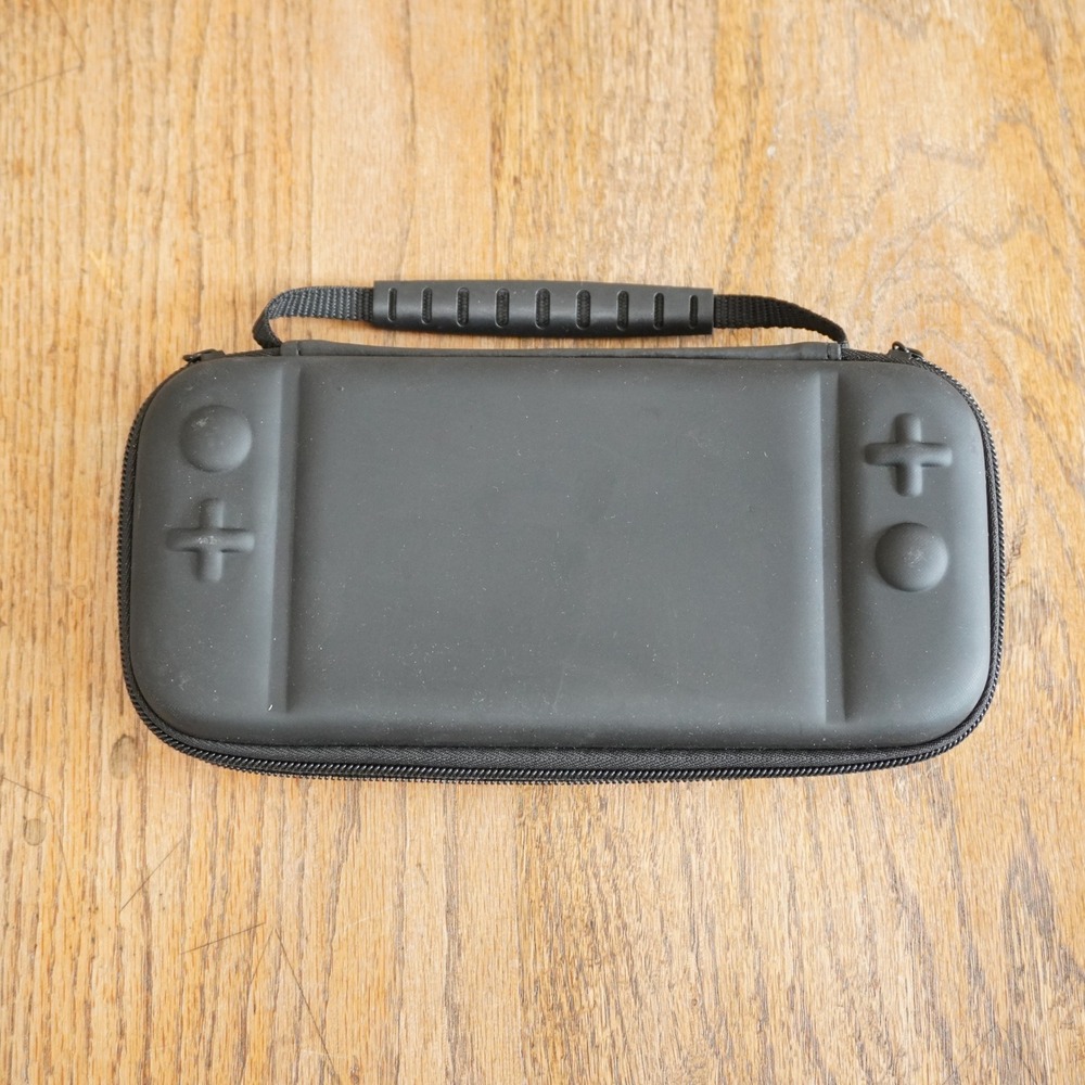 Black Hard Shell Carrying Case for Nintendo Switch Lite Travel Bag Game Storage